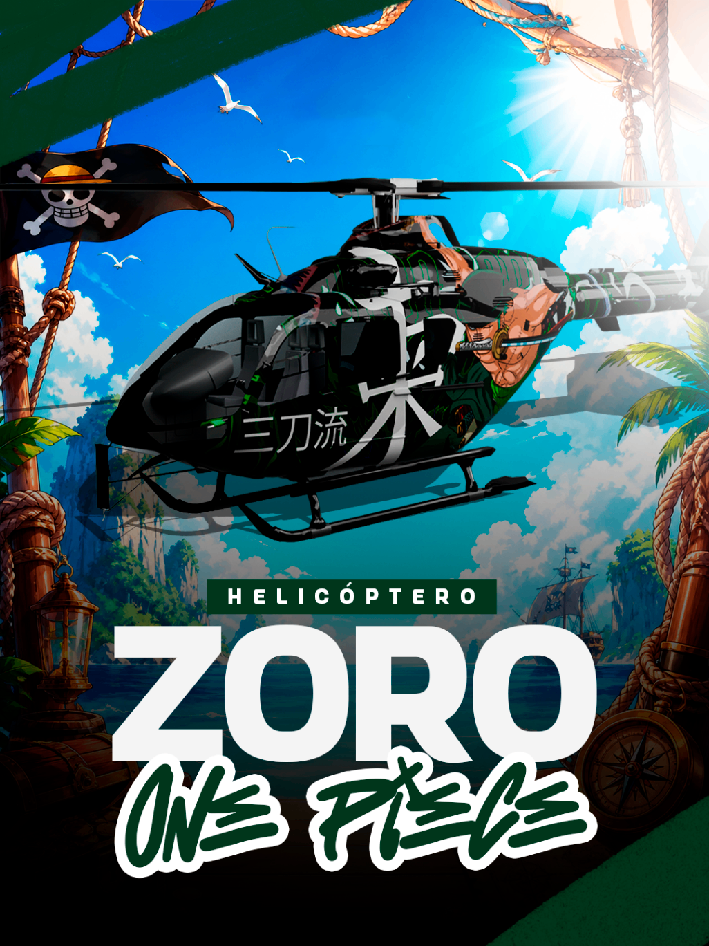 Helicóptero Zoro - 1000kg