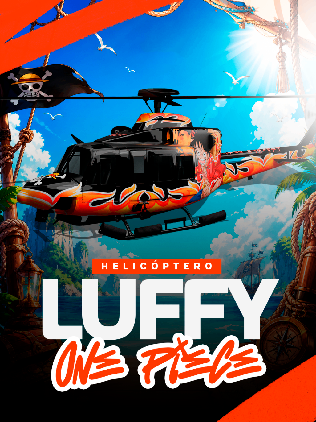 Helicóptero Luffy - 1000kg